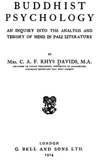 Buddhist Psychology - 10019496